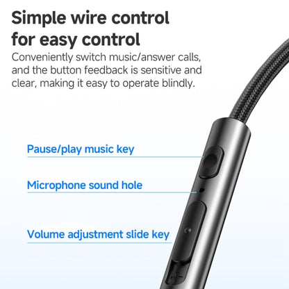 Yesido YH47 3.5mm Metal Line-Control In-Ear Wired Earphones