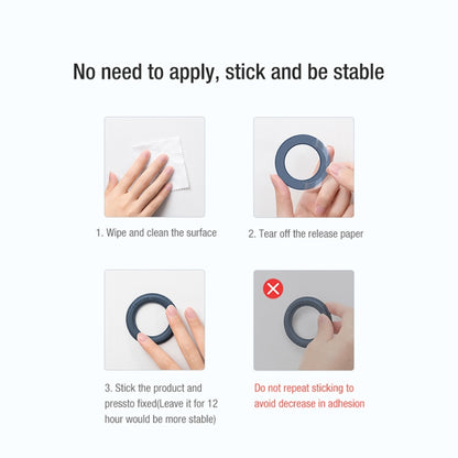 Nillkin Portable PU Leather Magnetic Ring Sticker, 1 PC