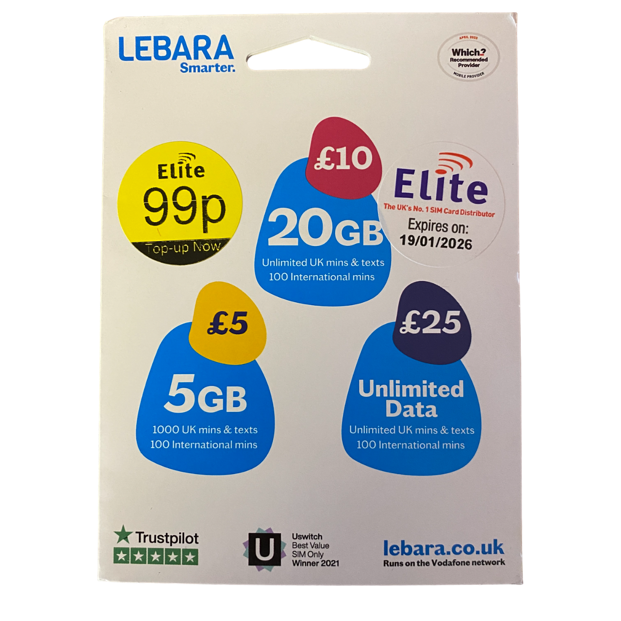 Lebara Pay As You Go Sim Card - mosaccessories.co.uk