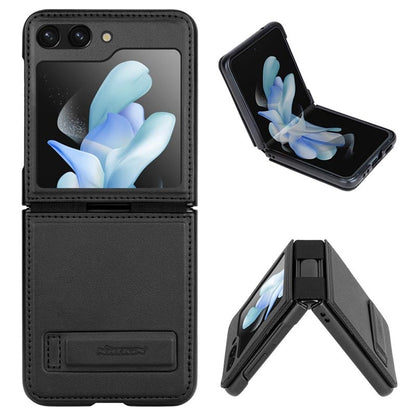 Nillkin Qin Series Leather Case - For Samsung Galaxy Z Flip5 - mosaccessories