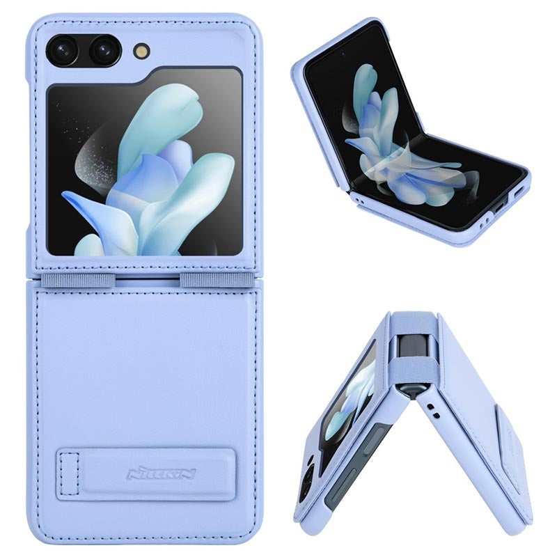 Nillkin Qin Series Leather Case - For Samsung Galaxy Z Flip5 - mosaccessories