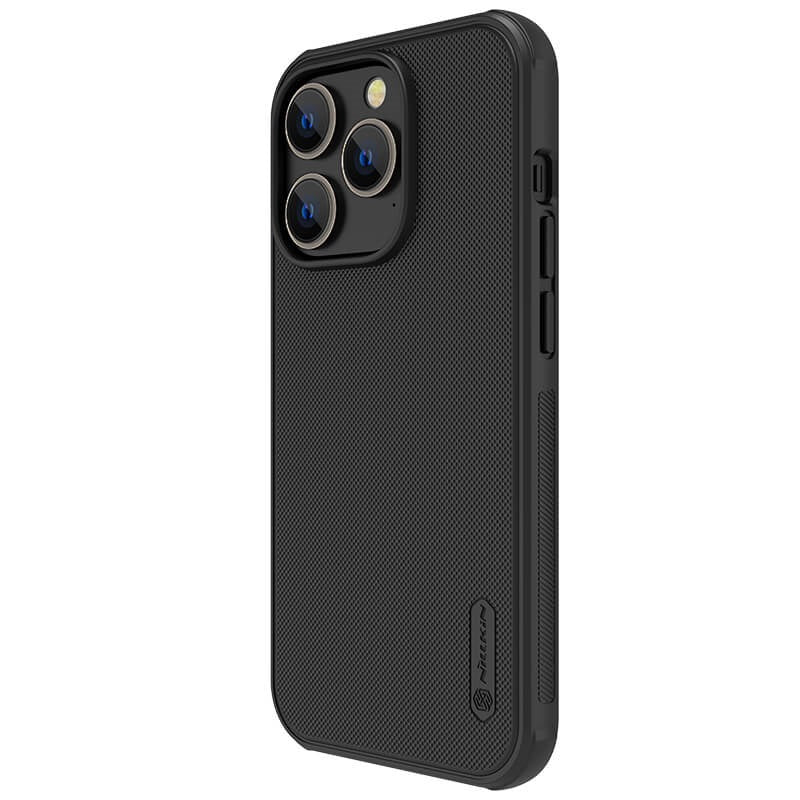Nillkin Super Frosted Shield Pro Black Case - For iPhone 14 Pro - mosaccessories