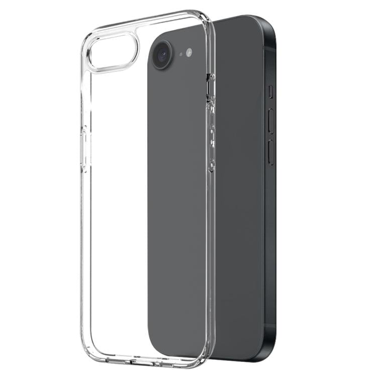 NORTHJO 3 in 1 TPU Clear Phone Case with Screen Film and Lens Film - For iPhone 17 / Air / 16 / 15 / 14 / 13 / 12 Series
