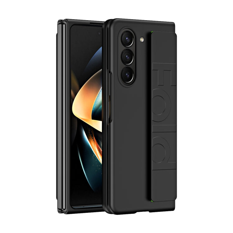Elastic Wrist Grip Back Cover Phone Case - For Samsung Galaxy Z Fold7 / Fold6 / Fold8