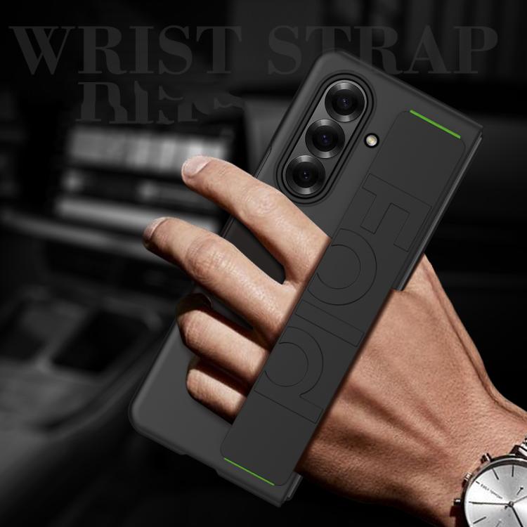 Elastic Wrist Grip Back Cover Phone Case - For Samsung Galaxy Z Fold7 / Fold6