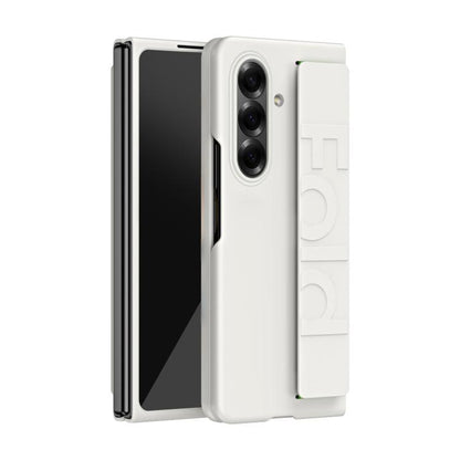 Elastic Wrist Grip Back Cover Phone Case - For Samsung Galaxy Z Fold7 / Fold6 / Fold8