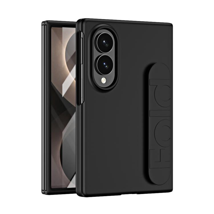 Elastic Wrist Grip Back Cover Phone Case - For Samsung Galaxy Z Fold7 / Fold6 / Fold8