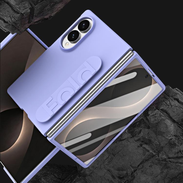 Elastic Wrist Grip Back Cover Phone Case - For Samsung Galaxy Z Fold7 / Fold6 / Fold8