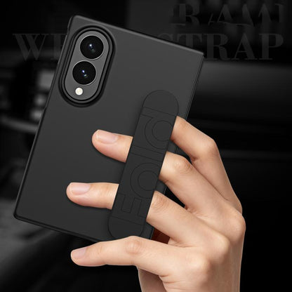 Elastic Wrist Grip Back Cover Phone Case - For Samsung Galaxy Z Fold7 / Fold6 / Fold8