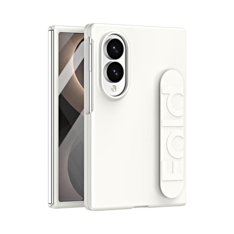 Elastic Wrist Grip Back Cover Phone Case - For Samsung Galaxy Z Fold7 / Fold6 / Fold8