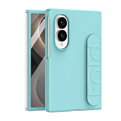 Elastic Wrist Grip Back Cover Phone Case - For Samsung Galaxy Z Fold7 / Fold6 / Fold8