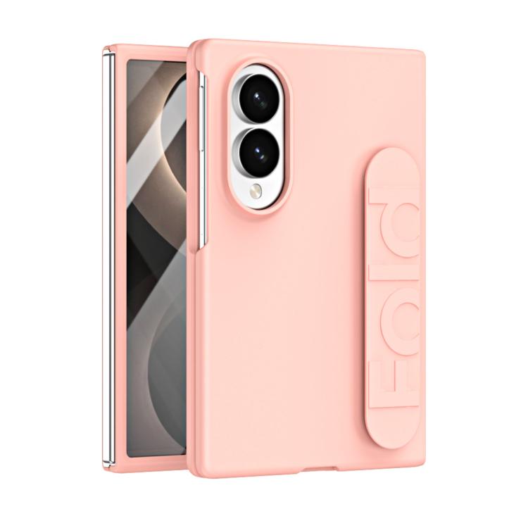 Elastic Wrist Grip Back Cover Phone Case - For Samsung Galaxy Z Fold7 / Fold6 / Fold8