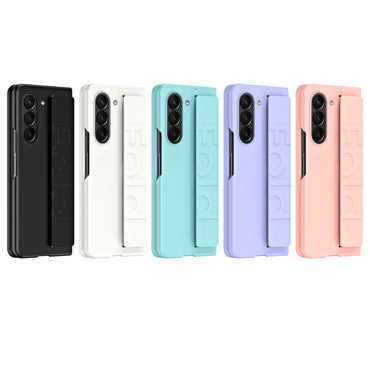 Elastic Wrist Grip Back Cover Phone Case - For Samsung Galaxy Z Fold7 / Fold6