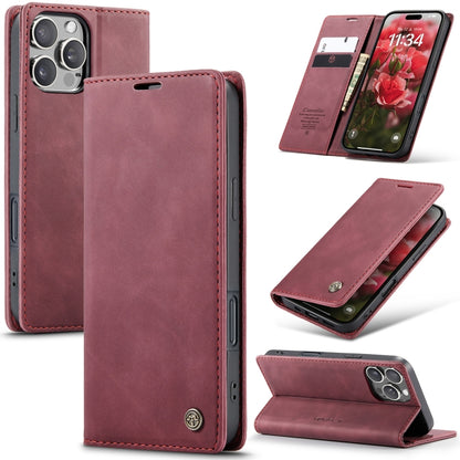 CaseMe Multifunctional Horizontal Flip PU Leather Case - For iPhone 16 Series