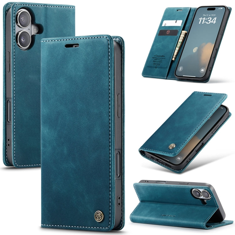 CaseMe Multifunctional Horizontal Flip PU Leather Case - For iPhone 16 Series