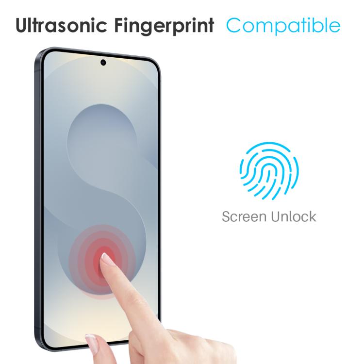 NORTHJO Clear TPU Case with Tempered Glass Screen Protector and Camera Lens Film - For Samsung Galaxy S25 Edge / S25 / S25+ / S24 Ultra / S24+ / S24 / S23+ / S23
