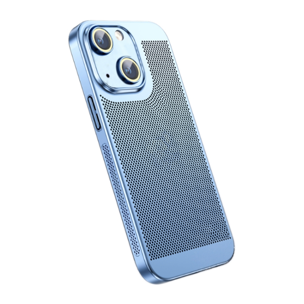 Ice Sense Heat Dissipation Electroplating PC Phone Case - For iPhone 14 - mosaccessories