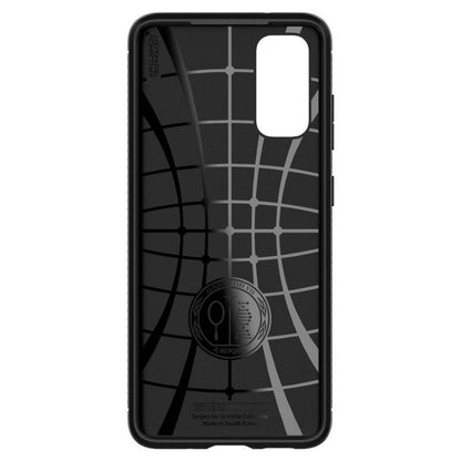 Spigen Rugged Armor Matte Black Case - For Samsung Galaxy S20 - mosaccessories