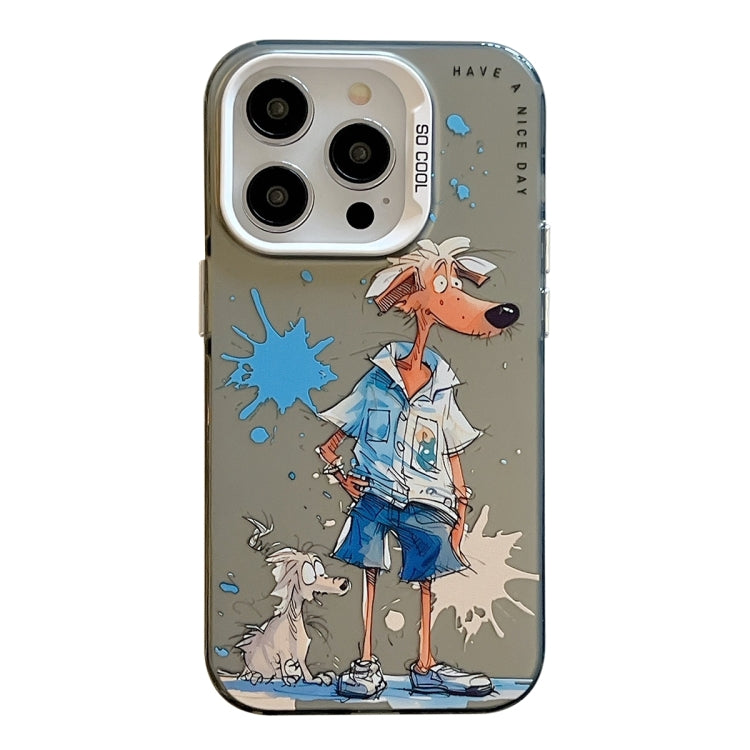 Animal Pattern Oil Painting Series PC + TPU Phone Case for iPhone 12 / 12 Pro / 12 Pro Max - Mos Accessories