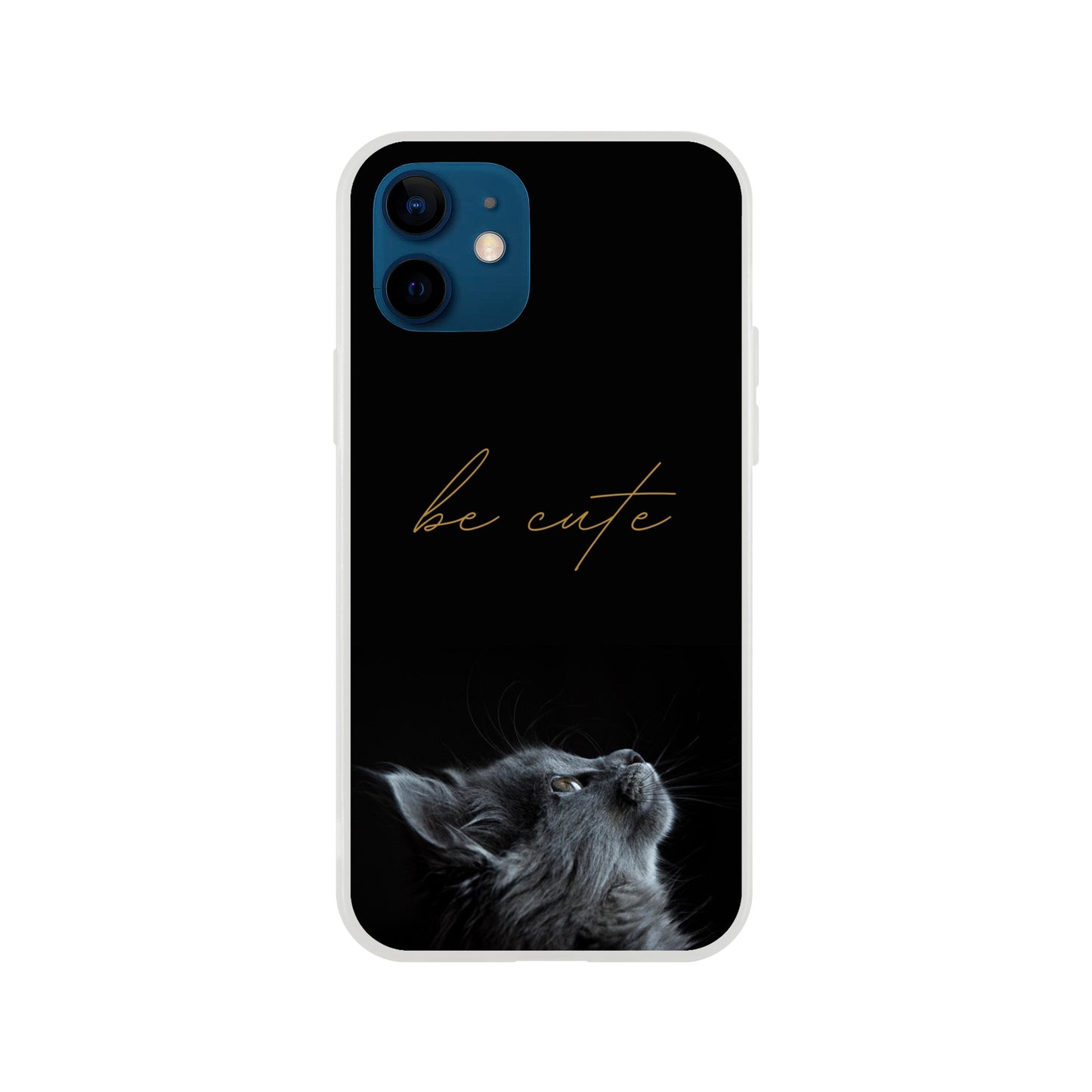 Be Cute Cat Flexi Case Cover - For iPhone 14 / 13 / 12 / 11 / X / 8 / 7 Series