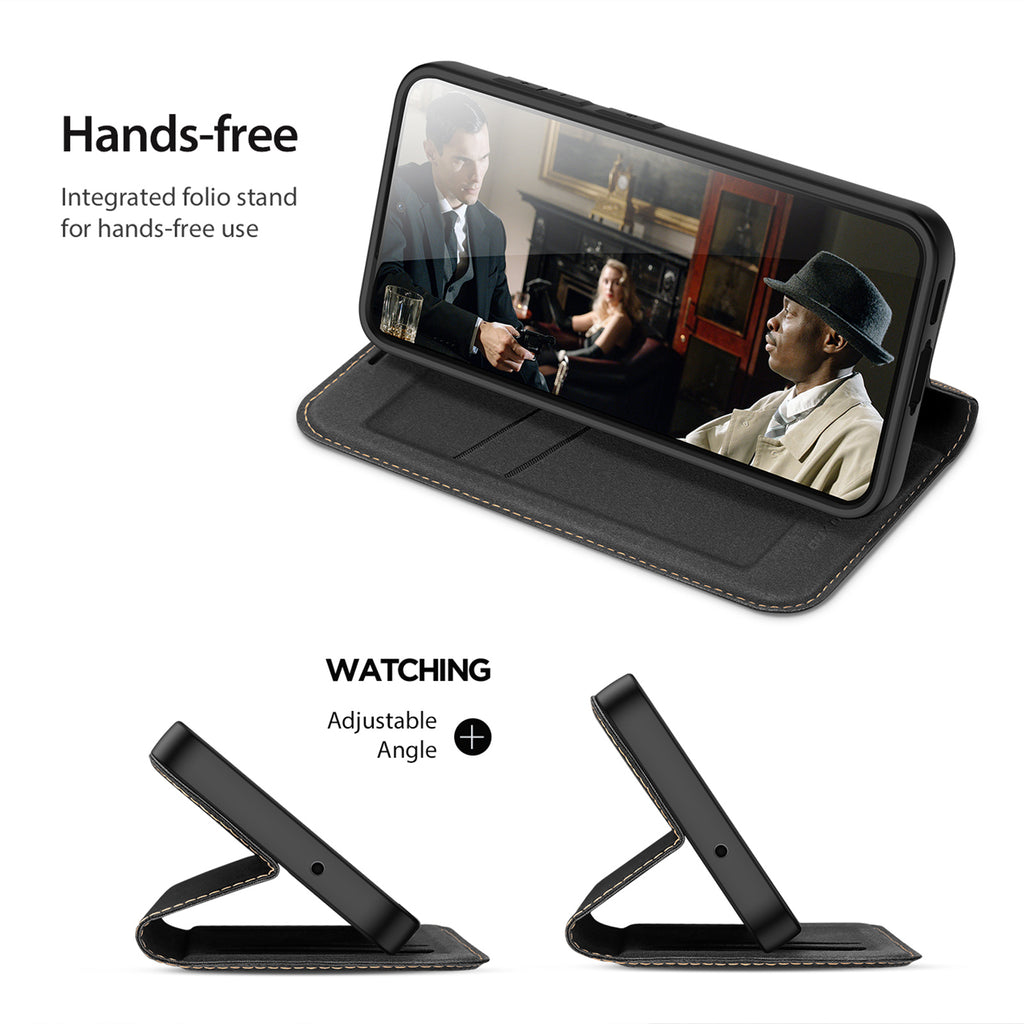 Dux Ducis Skin X2 Series Black Flip Case - For Samsung Galaxy S23 - mosaccessories