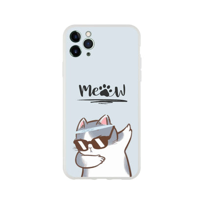 Meow Cat Dab Flexi Case Cover - For iPhone