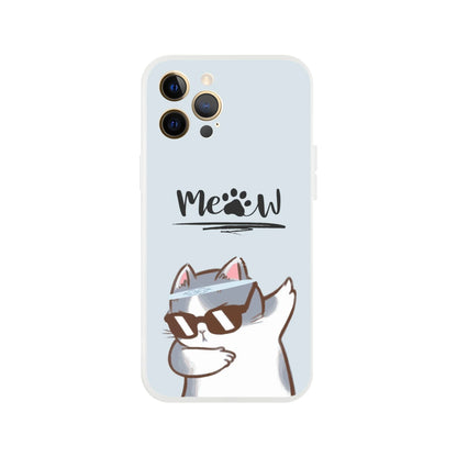 Meow Cat Dab Flexi Case Cover - For iPhone