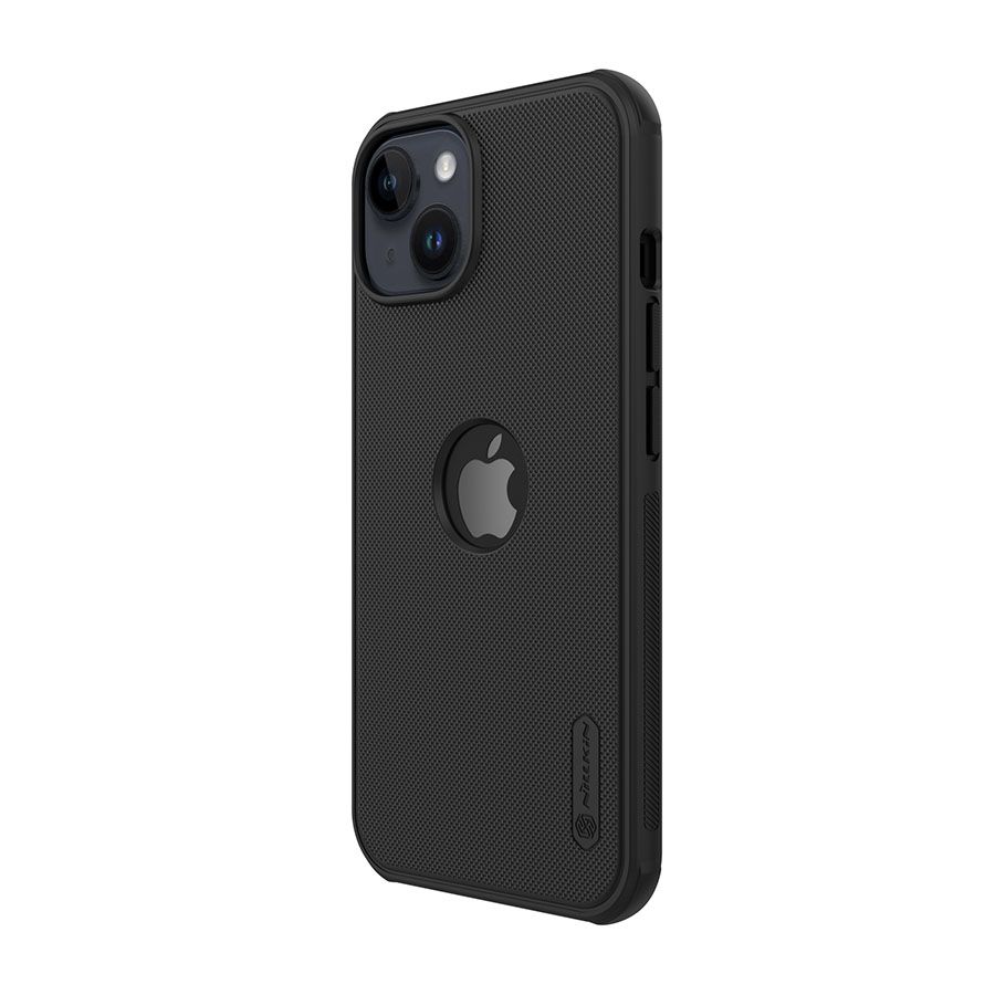 Nillkin Super Frosted Shield Pro Black Case (Logo Cutout) - For iPhone 14 Plus - mosaccessories