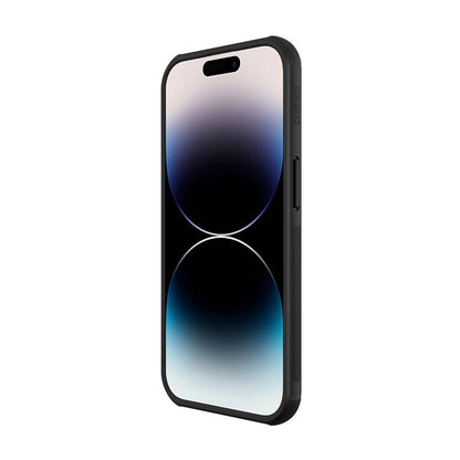 Nillkin Super Frosted Shield Pro Black Case (Logo Cutout) - For iPhone 14 Pro - mosaccessories