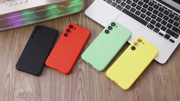 Colour Liquid Silicone Phone Case - For Samsung Galaxy S24 / S24+ / S24 Ultra - MosAccessories.co.uk