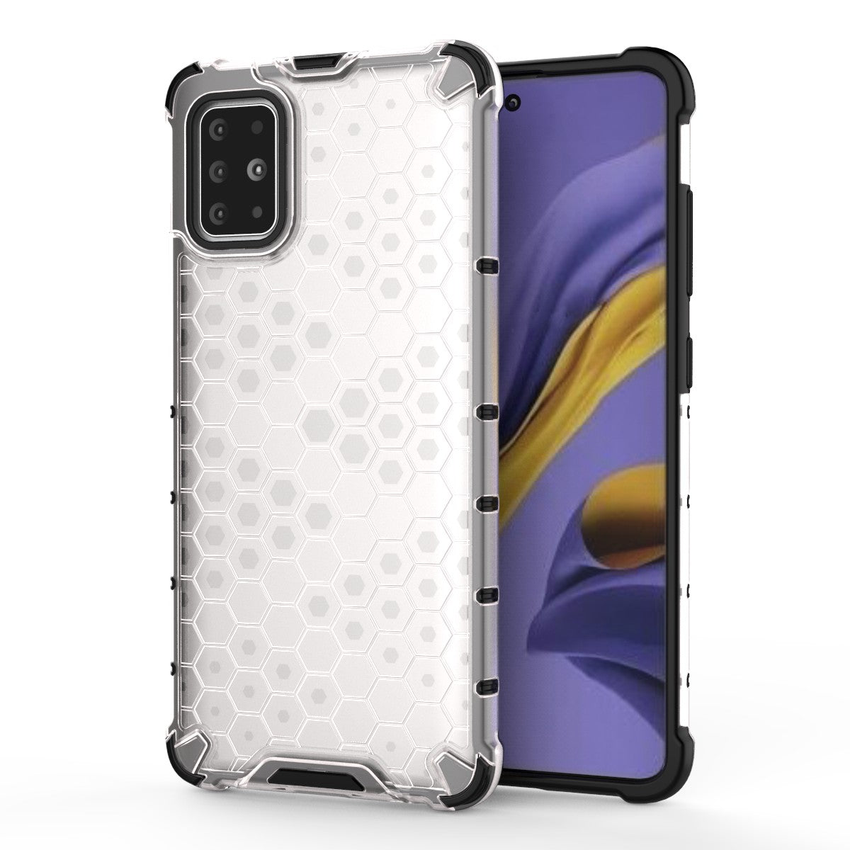 Shockproof Honeycomb Armour Phone Case - Samsung Galaxy A51 - mosaccessories