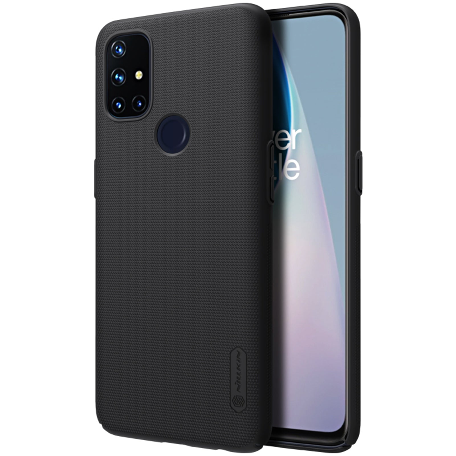 Nillkin Super Frosted Shield Hard Black Case - For OnePlus Nord N10 5G - mosaccessories
