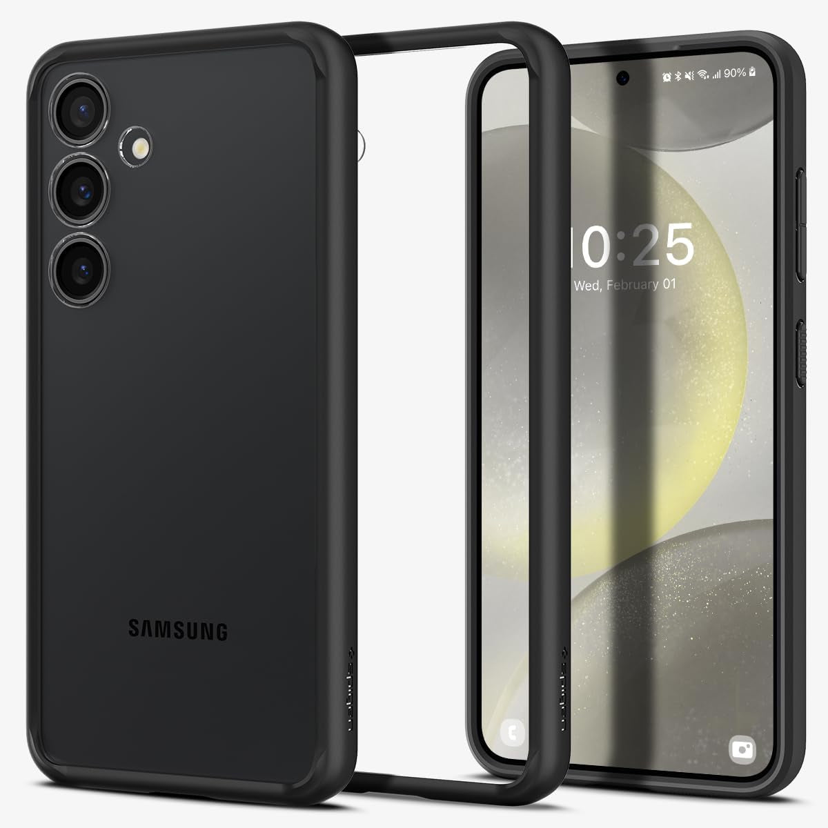 Spigen Ultra Hybrid Matte Black Case - For Samsung Galaxy S24