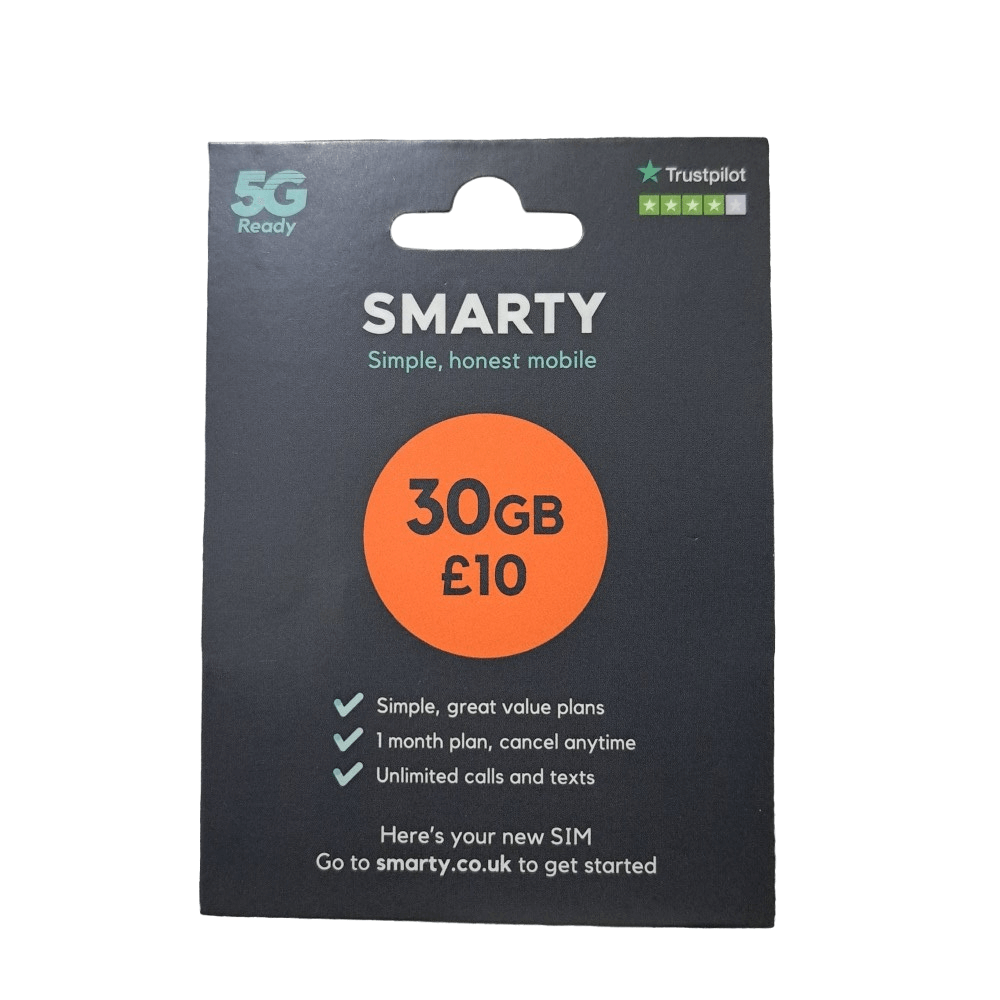 Smarty Bonus Sim Smarty Pay As You Go Sim Card £10: No Credit Checks or Speed Caps – Mos ...