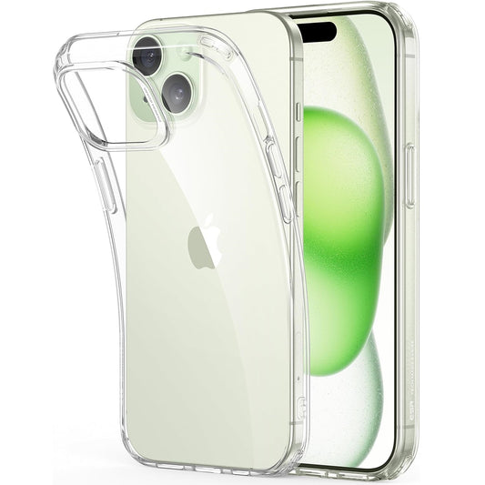 ESR Zero Series Clear Shockproof TPU Case - For iPhone 15 - mosaccessories