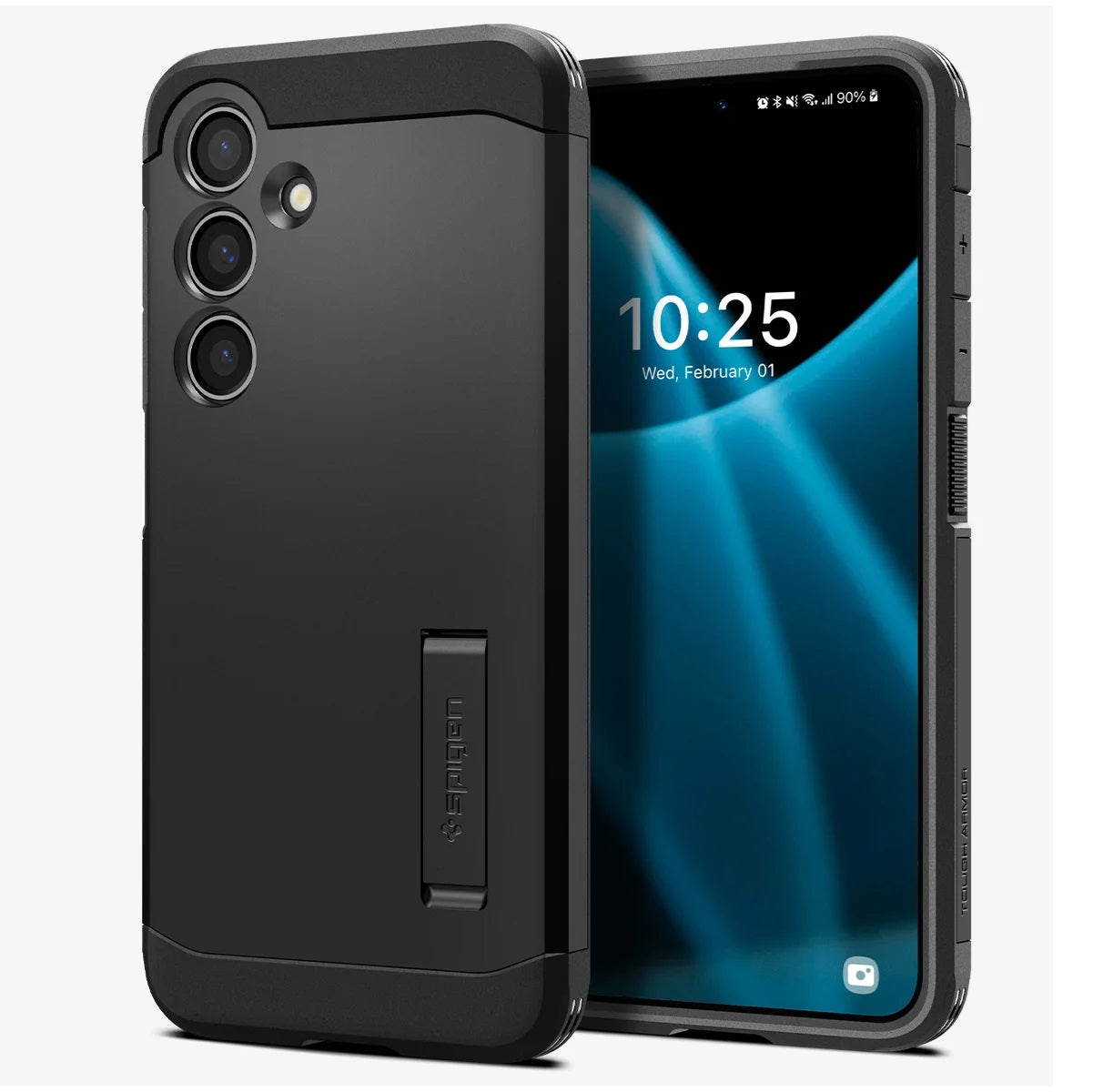 Spigen Tough Armor Black Case - For Samsung Galaxy S24