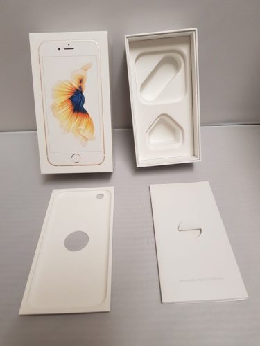 Apple iPhone 6s Gold Empty Phone Box - mosaccessories.co.uk