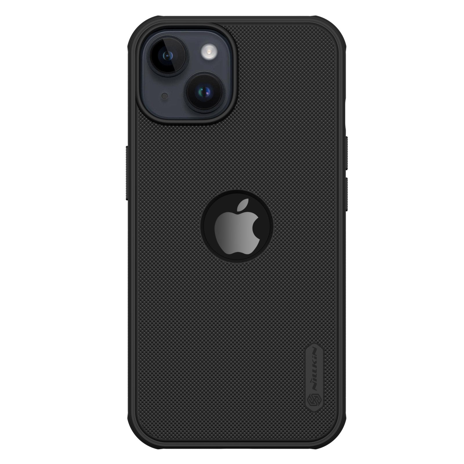 Nillkin Super Frosted Shield Pro Black Case (Logo Cutout) - For iPhone 14 - mosaccessories