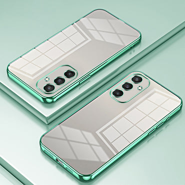 Electroplating Case Anti-Fall TPU Green Phone Cover - For Samsung Galaxy S24