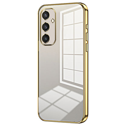 Electroplating Case Anti-Fall TPU Gold Phone Cover - For Samsung Galaxy S24
