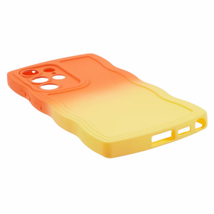 JTW Series Orange/Yellow Phone Case Gradient Dual Colour TPU Cover - For Samsung Galaxy S24 Ultra