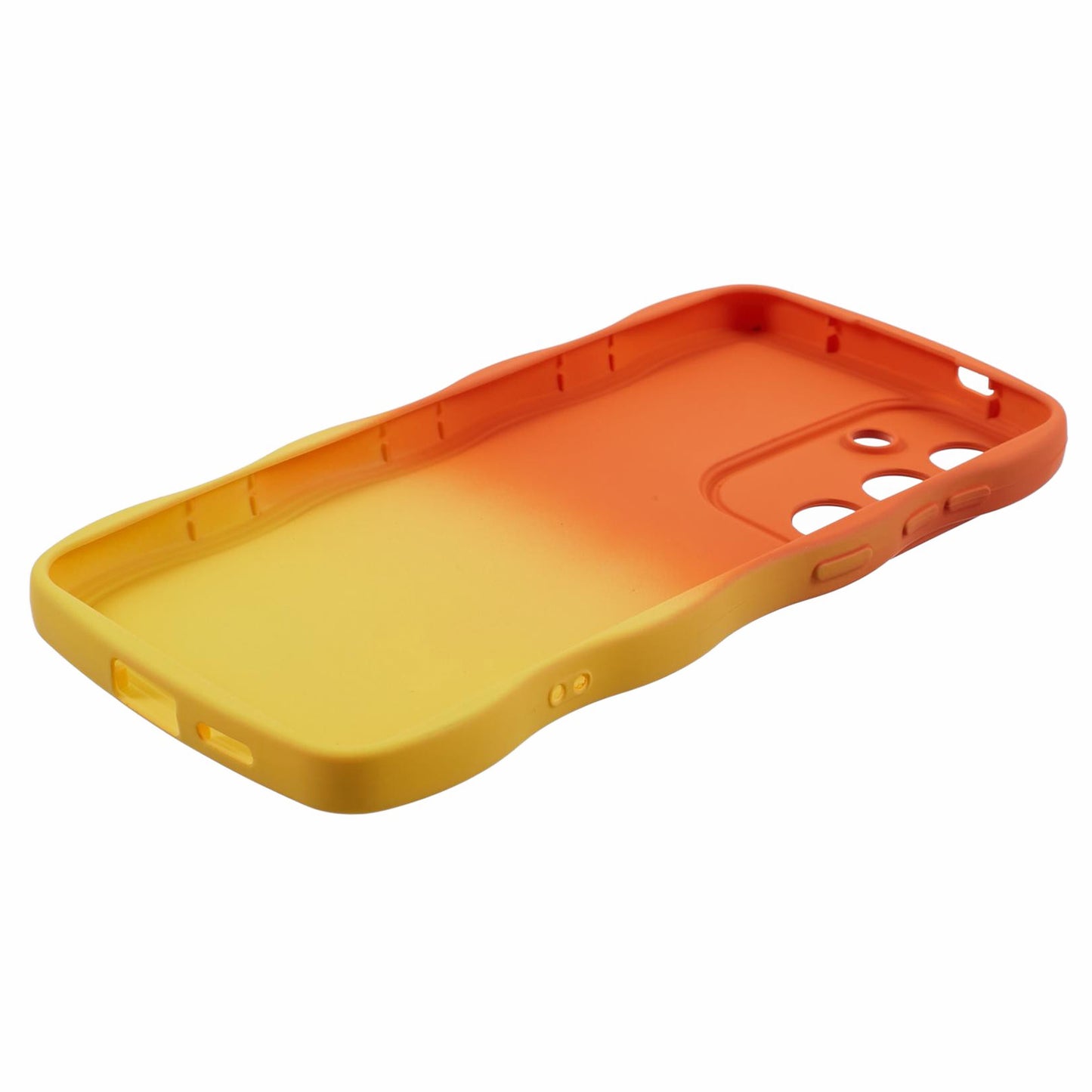 JTW Series Orange/Yellow Phone Case Gradient Dual Colour TPU Cover - For Samsung Galaxy S24