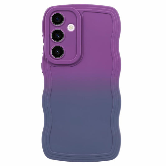 JTW Series Purple/Lavender Grey Phone Case Gradient Dual Colour TPU Cover - For Samsung Galaxy S24