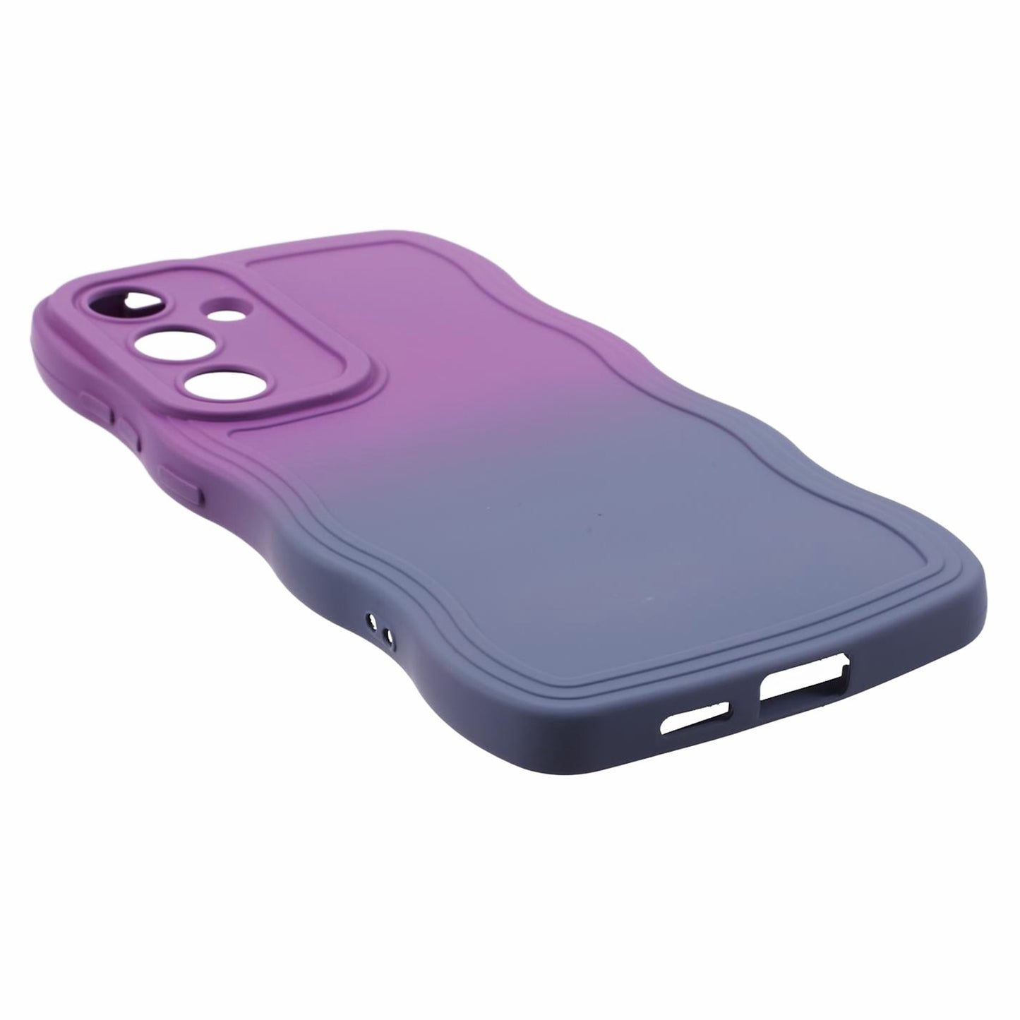 JTW Series Purple/Lavender Grey Phone Case Gradient Dual Colour TPU Cover - For Samsung Galaxy S24