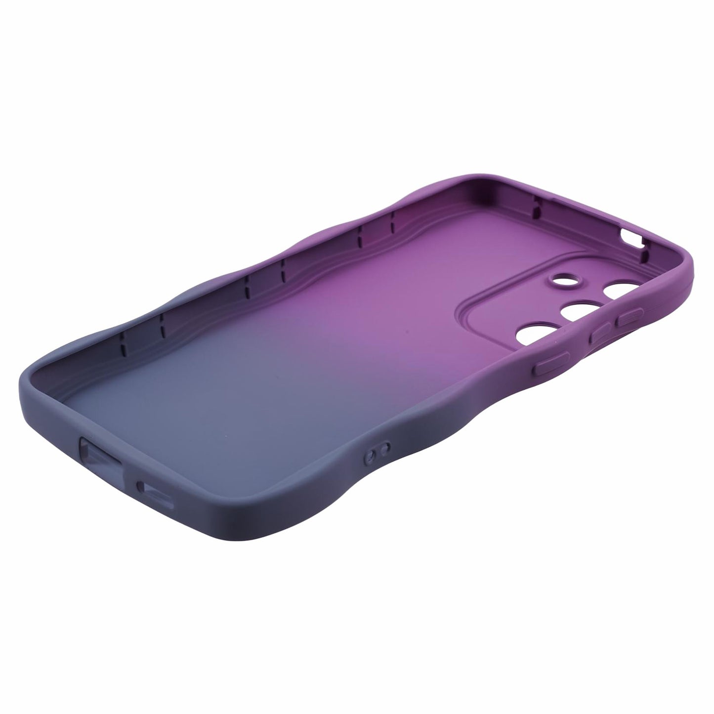JTW Series Purple/Lavender Grey Phone Case Gradient Dual Colour TPU Cover - For Samsung Galaxy S24