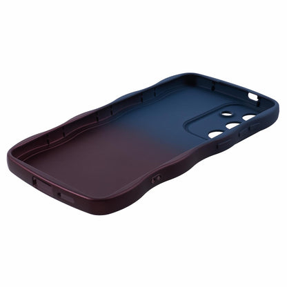 JTW Series Sapphire/Dark Purple Phone Case Gradient Dual Colour TPU Cover - For Samsung Galaxy S24