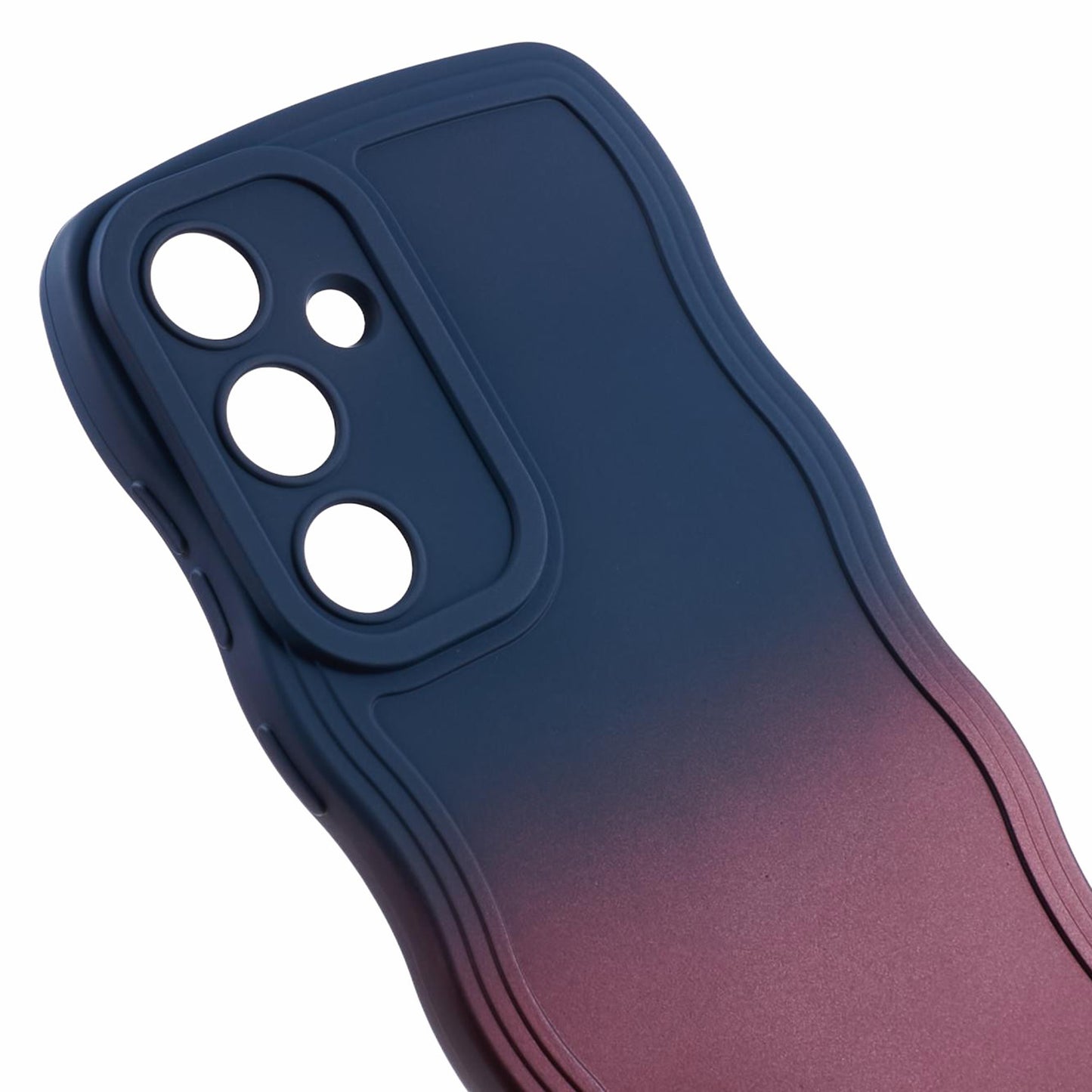 JTW Series Sapphire/Dark Purple Phone Case Gradient Dual Colour TPU Cover - For Samsung Galaxy S24