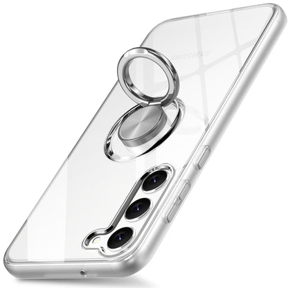 Ring Kickstand Case TPU Phone Cover Ultra Clear - For Samsung Galaxy S24+
