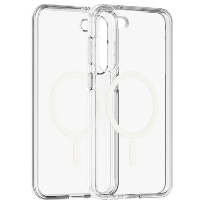 Magnetic Clear Phone Case Shell Hard PC Soft TPU Cover - For Samsung Galaxy S24