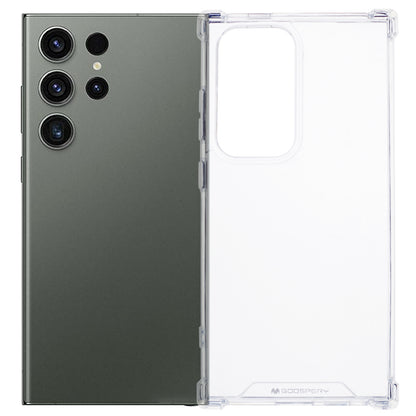 MERCURY GOOSPERY Clear TPU + Acrylic Case Anti-drop Corner Phone Cover - For Samsung Galaxy S24 Ultra
